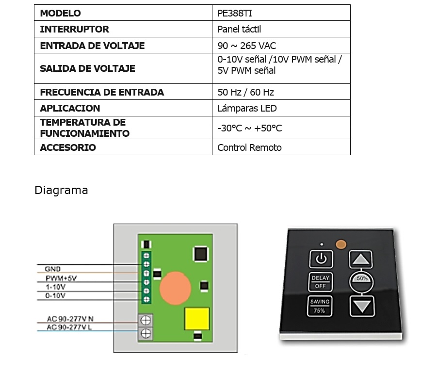 dimmer para foco led