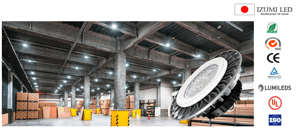 Luminaria industrial campana Led almacen